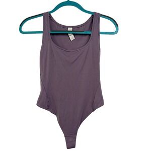 Lululemon Wundermost Ultra-Soft Nulu Bodysuit Small Purple